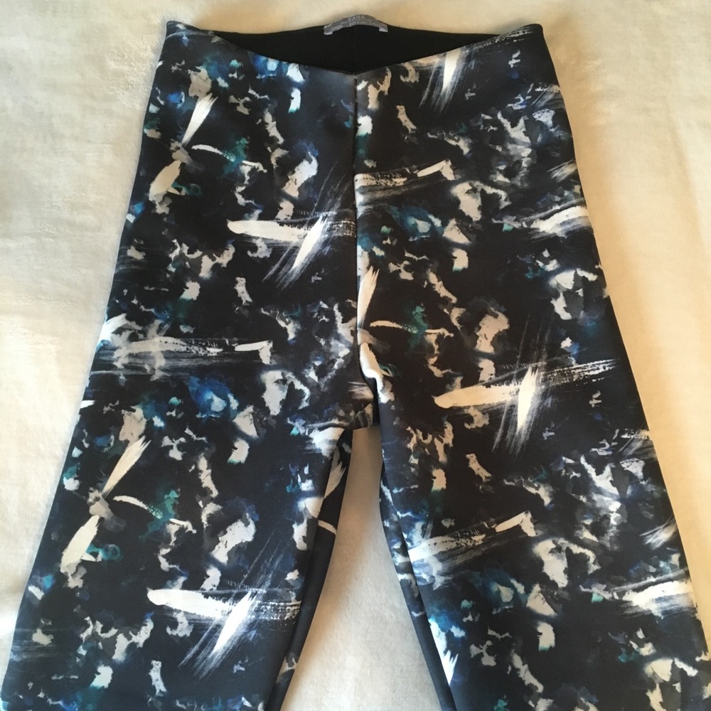 Zara scuba/neoprene leggings
